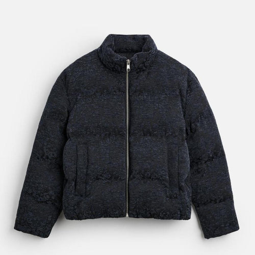 Jacquard Puffer jacket  | Unisex