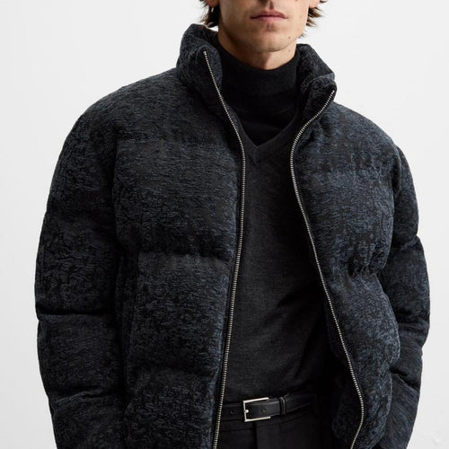 Jacquard Puffer jacket  | Unisex