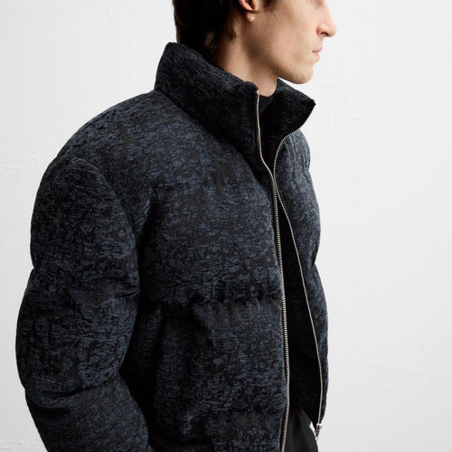 Jacquard Puffer jacket  | Unisex